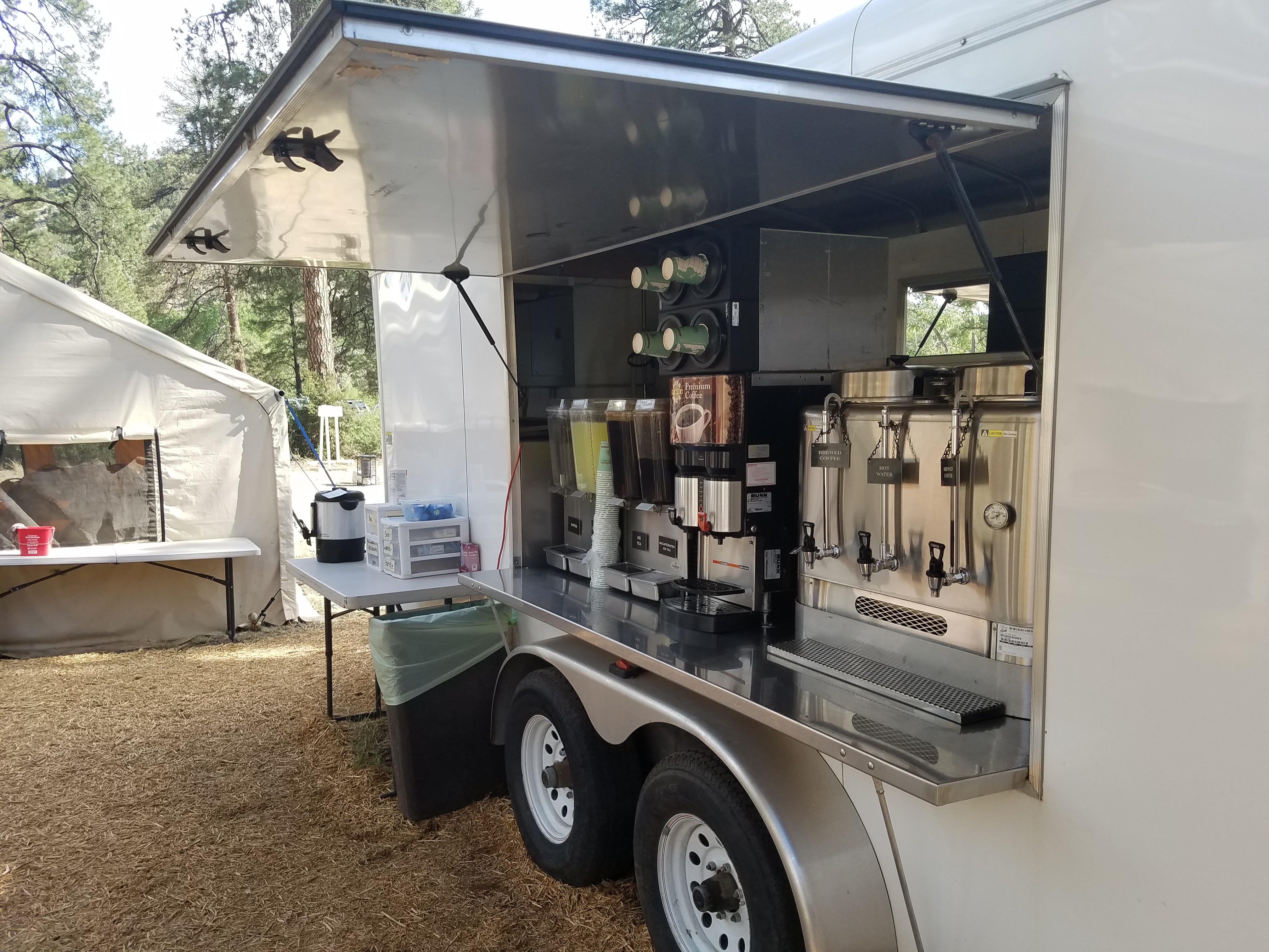 Remote camp dining and facilities