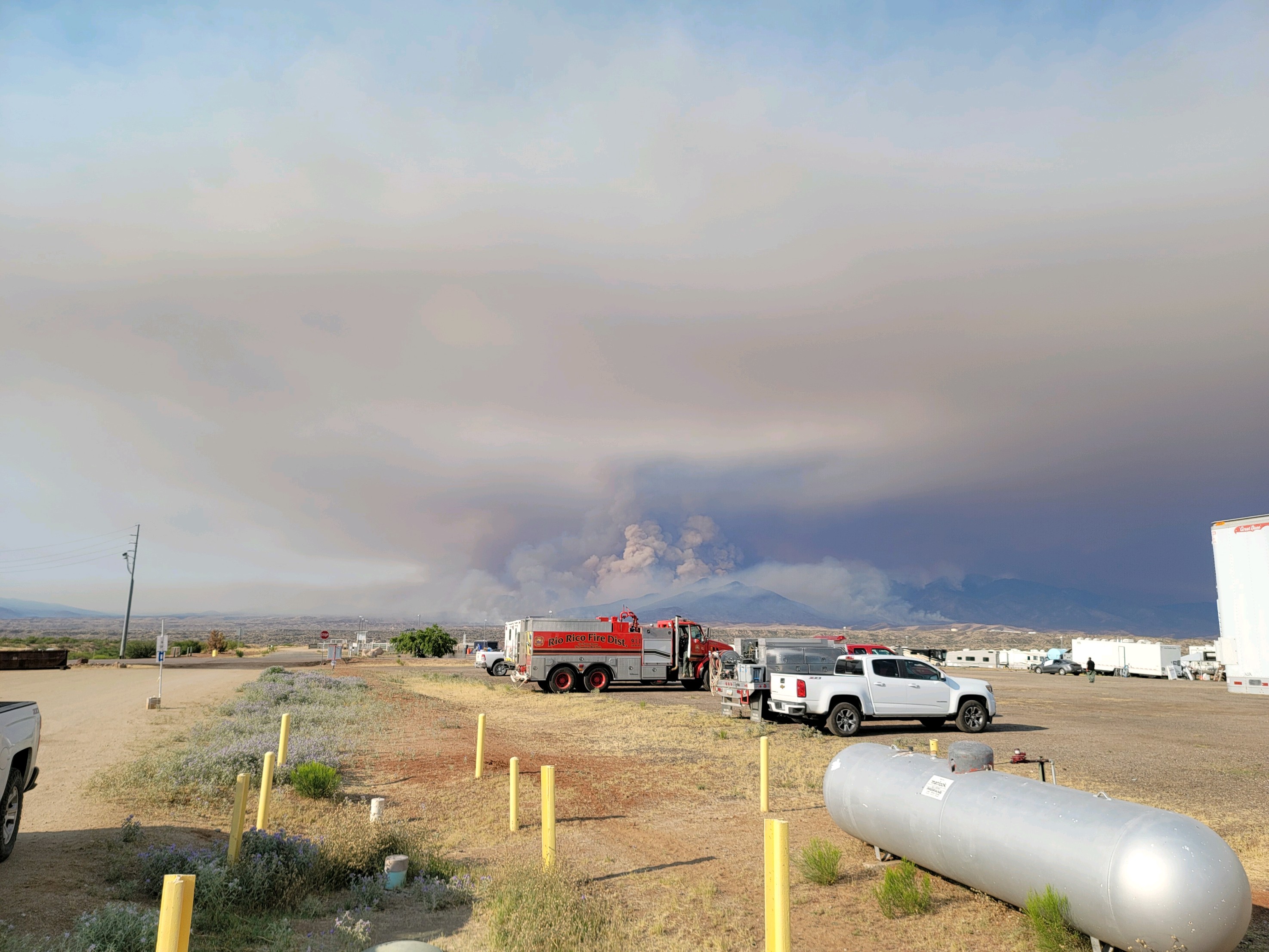 Big Sky Mobile Catering team and equipment in the field